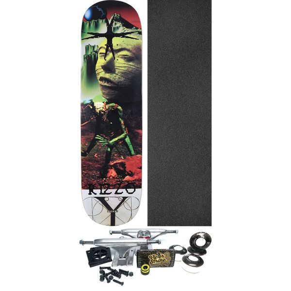 Quasi Skateboards Dick Rizzo Heroic Dose Skateboard Deck - 8.5" x 32.125" - Complete Skateboard Bundle